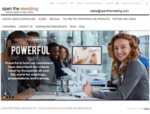 Tablet Screenshot of openthemeeting.com